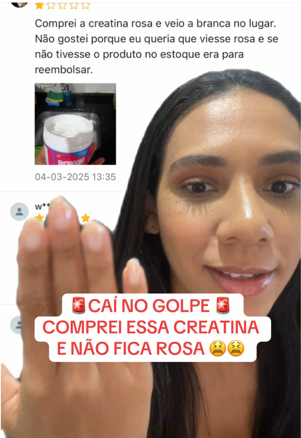 Não comprem a creatina rosa antes de assistir esse vídeo ‼️ #creatina #creatinarosa #cretinabigboom #GymTok #academia 