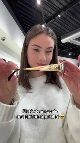 Même couleur, même style… mais deux vibes différentes 💫 🕶️CL40235U 30N  🕶️CL40254U 30N Alors team ovale ou team hexagonale ?😎 #celine #luxe #lunettes #glasses #ovale #hexagonale #marque #optique #opticien #vue #sante #marque #fyp #fy #pourtoi #foryou 