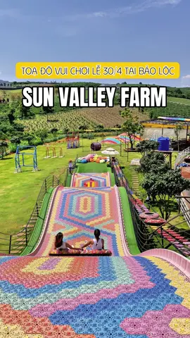 Toạ độ vui chơi ngay lễ 30/4 ở Bảo Lộc nè mấy níiiii #chill #travel #sunvalleyfarm #baoloc #baolocdidau #baolocchoigi #farm #dulich #nongtraibaoloc
