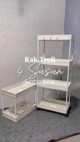 Rak troli 4 susun serbaguna dan multifungsi cocok buat penyimpanan bumbu dapur #raktroli #rakserbaguna #rakpenyimpanan #perabotandapur #perabotanrumahtangga #wibgajian 