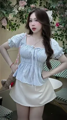 Áo Kiểu Tay Bồng Cột Nơ Chất❤️❤️#xuhuong #xuhuongtiktok #fyp #doxinhmoingay #aoxinh #aoxinhmoingay 