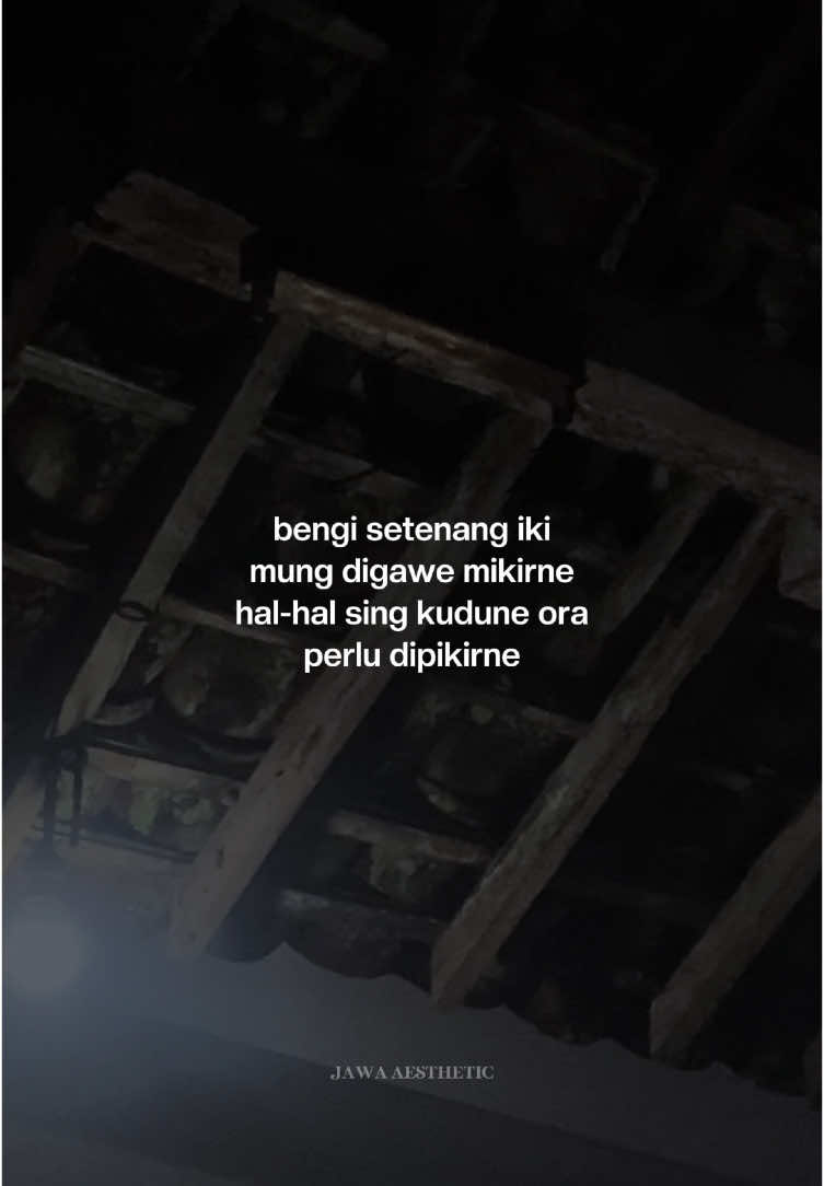 malam yang tenang tapi ora koyo pikiranku #storyjowo #jowostory #jawaaesthetic #jowopride 