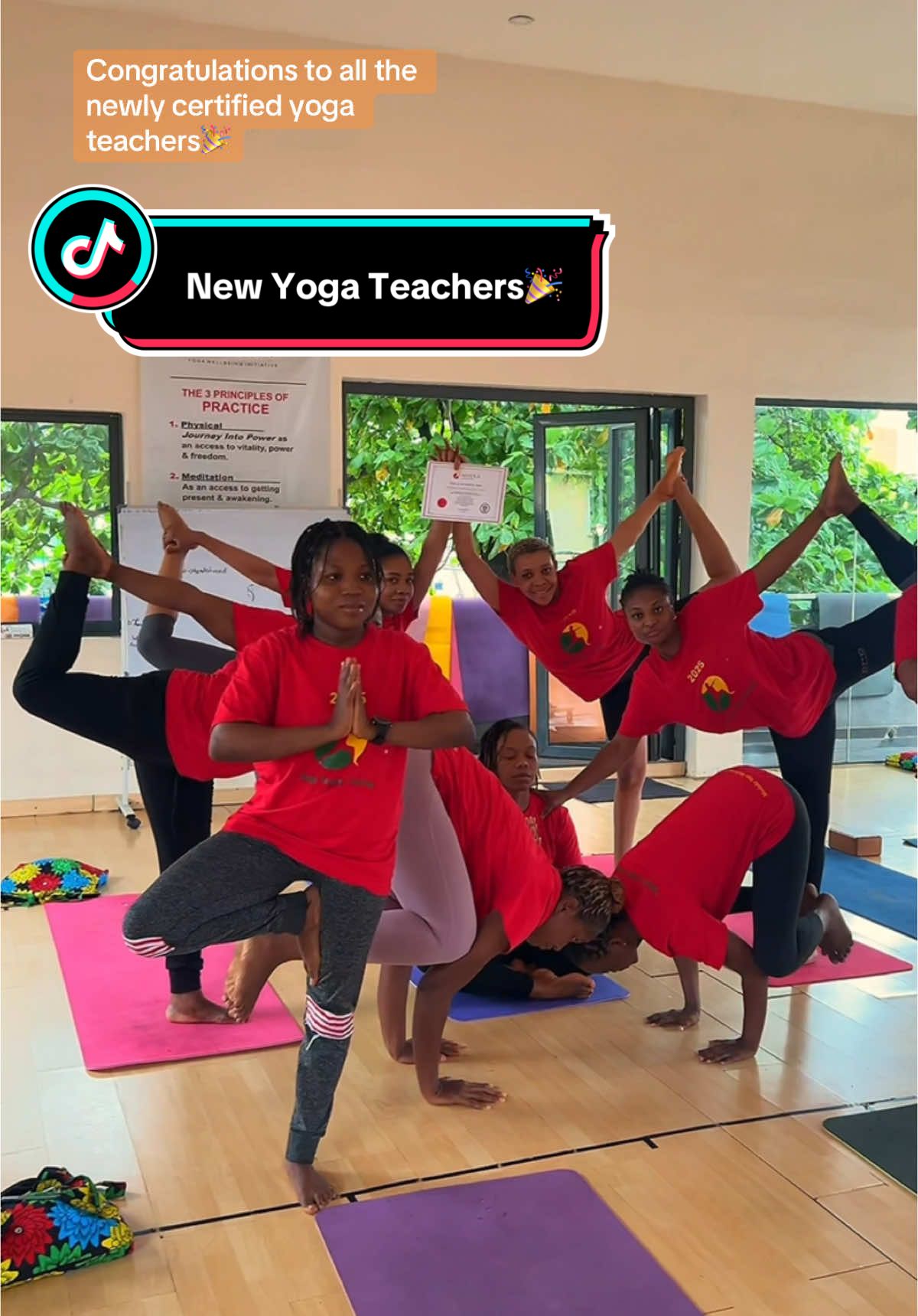 And the community of teachers grows stronger👏🏽🎉 #yogateacher #certifiedyogateacher #yogastudio #creatorsearchinsights #yogapractice #yogateachertraining #ytt 