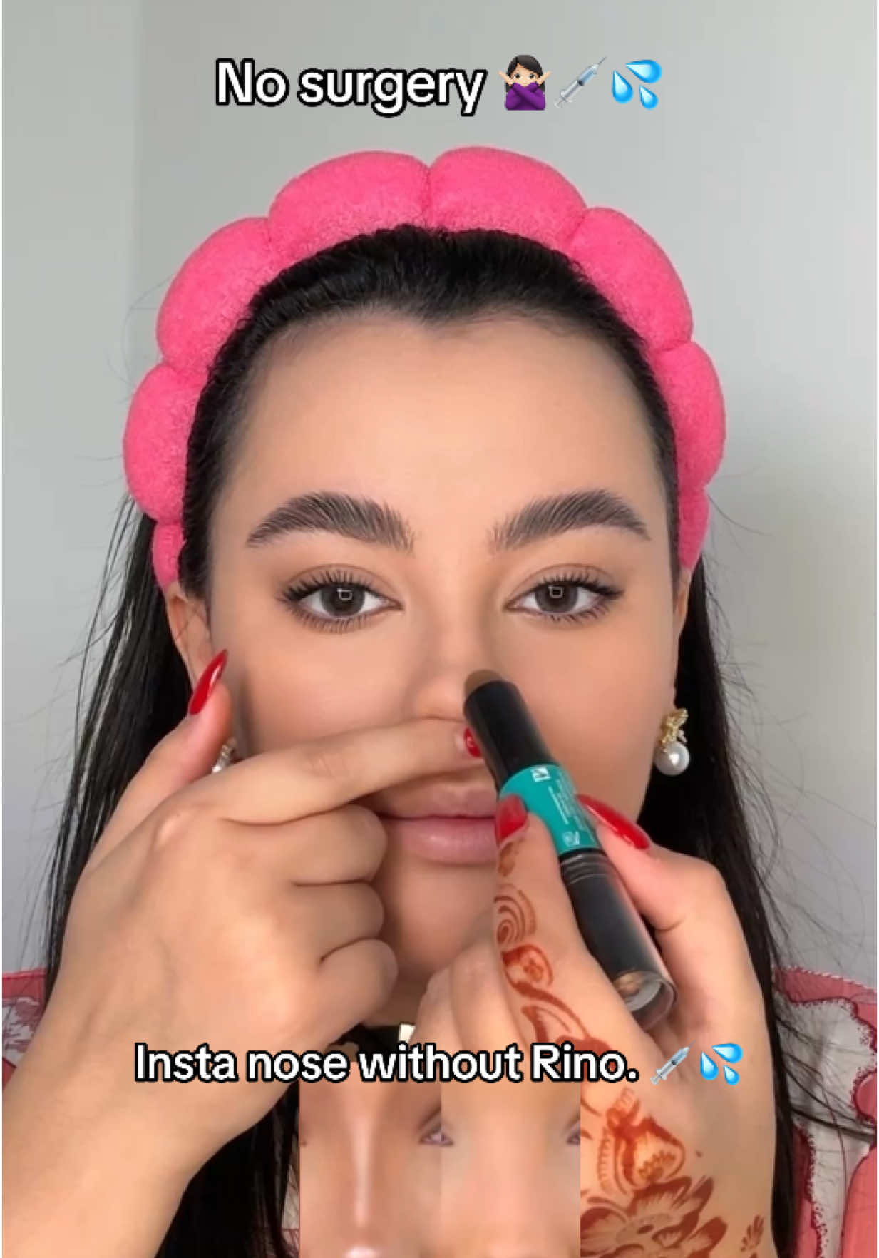 Insta nose in a minute #fyp #beautyblogger #beautyinfluencer 