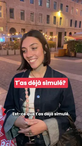 T'as déjà simulé? 🤥 #question #alarue #fyp #taboo #tabou #marseille