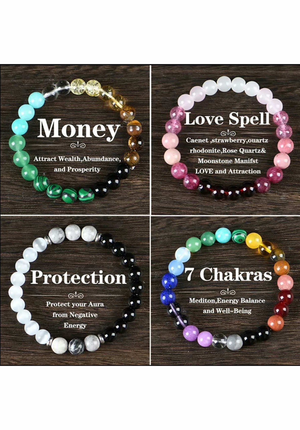 4 Pcs Exquisite Bohemian Beaded Bracelet - Natural Citrine, Malachite,, Jewelry for Banquet Party, and Gift for Her couple bracelet 4b blue fashion artificial bracelet of the day party banquet elegant bohemian Colorblock Beaded Crystal Bracelet #bracelet #jewelry #crystal #fashion #money #lovespell #protection #7chakras #tiktok #tiktokshop #viral #goviral #trending #fyp @Arpurraina 