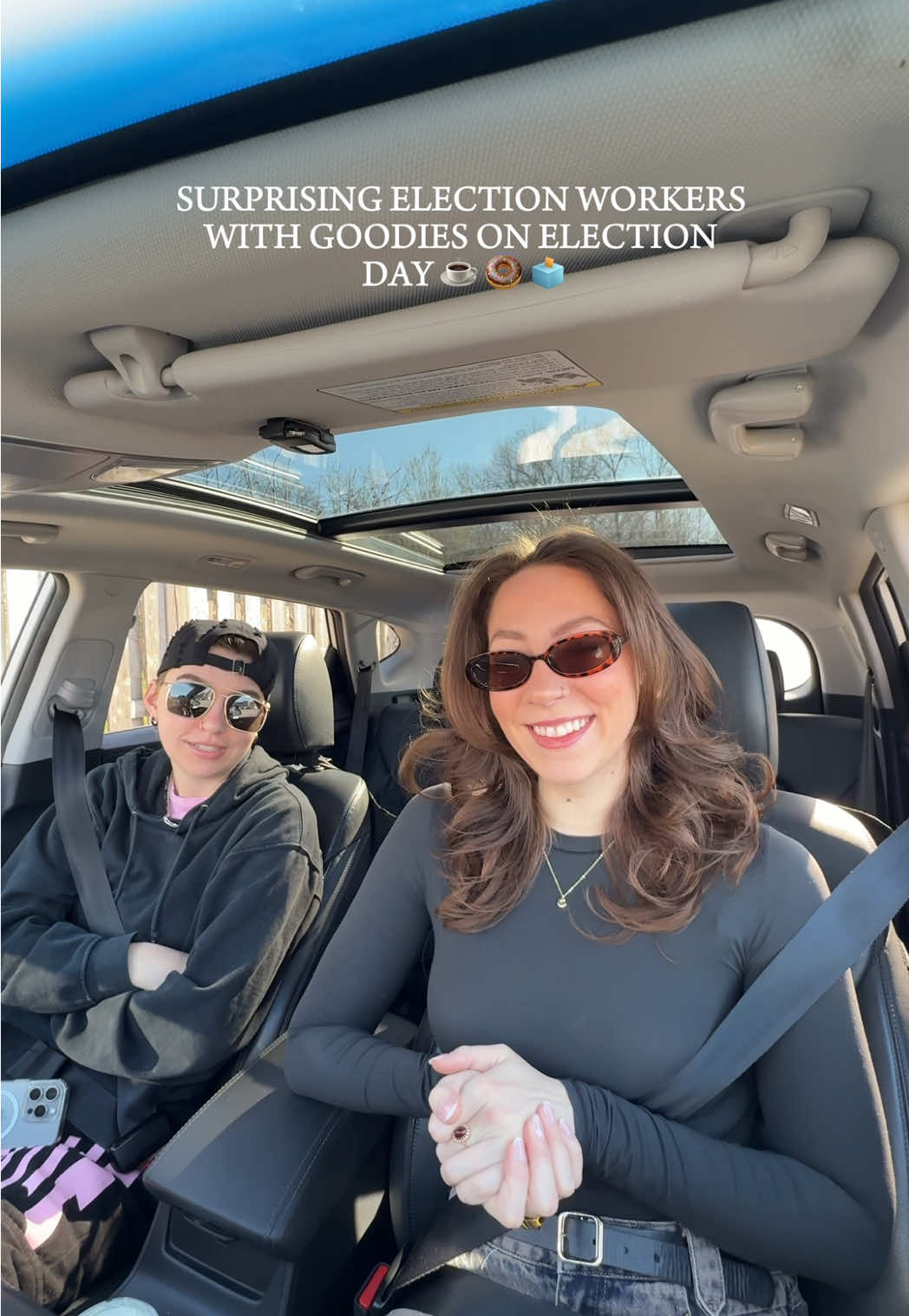 their reactions were so sweet 🥹❤️ please make sure you get out and VOTE today polls are open until 9:30pm!! 🗳️ @Tim Hortons #electionday #fyp #canadian #timhortons #vote #wlw #xyzbca #election #reaction 