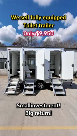 Goeasy – Could a Toilet Trailer Business Be Your Golden Opportunity? #Goeasy #FYP #PortableToilet #MobileRestroom #EventEssentials #PortableSanitation #EventRestroom #LuxuryRestroom #RestroomTrailer #OutdoorEvent #EventPlanning #WeddingRestroom #FestivalRestroom
