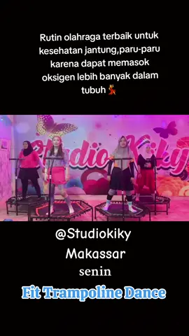 masyaallah rutin olahraga di studio Kiky #trampoline #motivasihidupsehat #trampolinemakassar #fyppppppppppppppppppppppp #studiokikymakassar #ownercoachstudiokiky 
