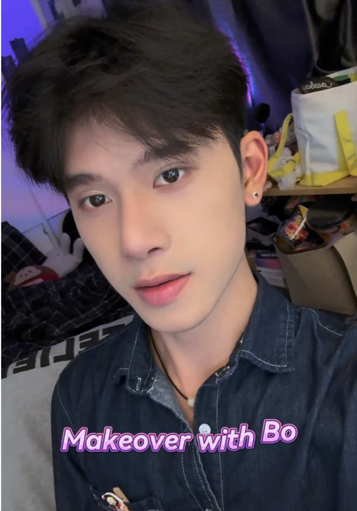 Makeover for a date night with Bo 🌝 #makeup #makeover #carslan 