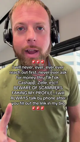 I will never, ever, ever ever reach out first, never ever ask for money thru TikTok, Cashapp, Zelle, etc!! BEWARE OF SCAMMERS FAKING MY PROFILE…I will ALWAYS talk by phone after you fill out the link in my bio🚨🚨🚨 #credit #creditrepair #creditrepairservices #creditscore #creditscoreincrease #creditrestoration #fixmycredit #knowyourrights #msicreditsolutions #fypシ 