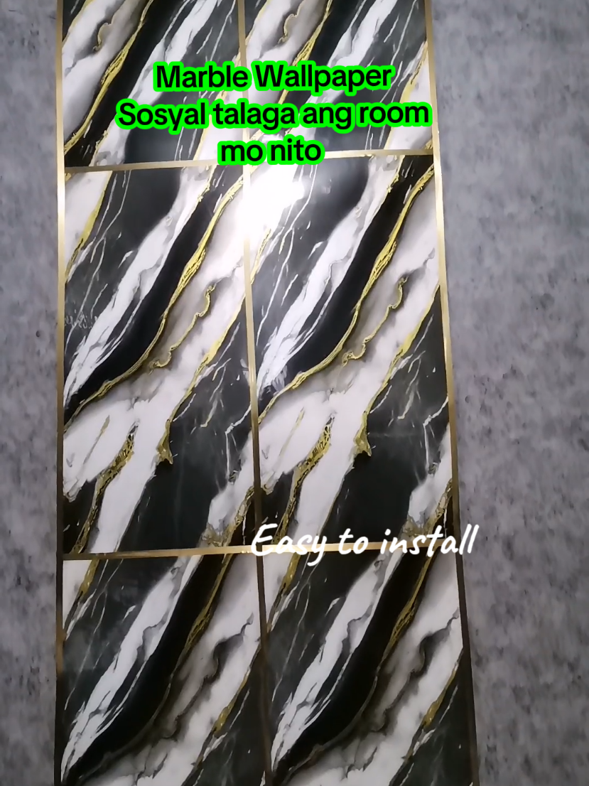 Marble Self'adhesive Waterproof Wallpaper Wall Decor Tiles Design  10pcs 30 x60cm #wallpaper #wallsticker  #homedesign #selfadhesive #walldecor #homedecor #walldesign #marbledesign #tile 