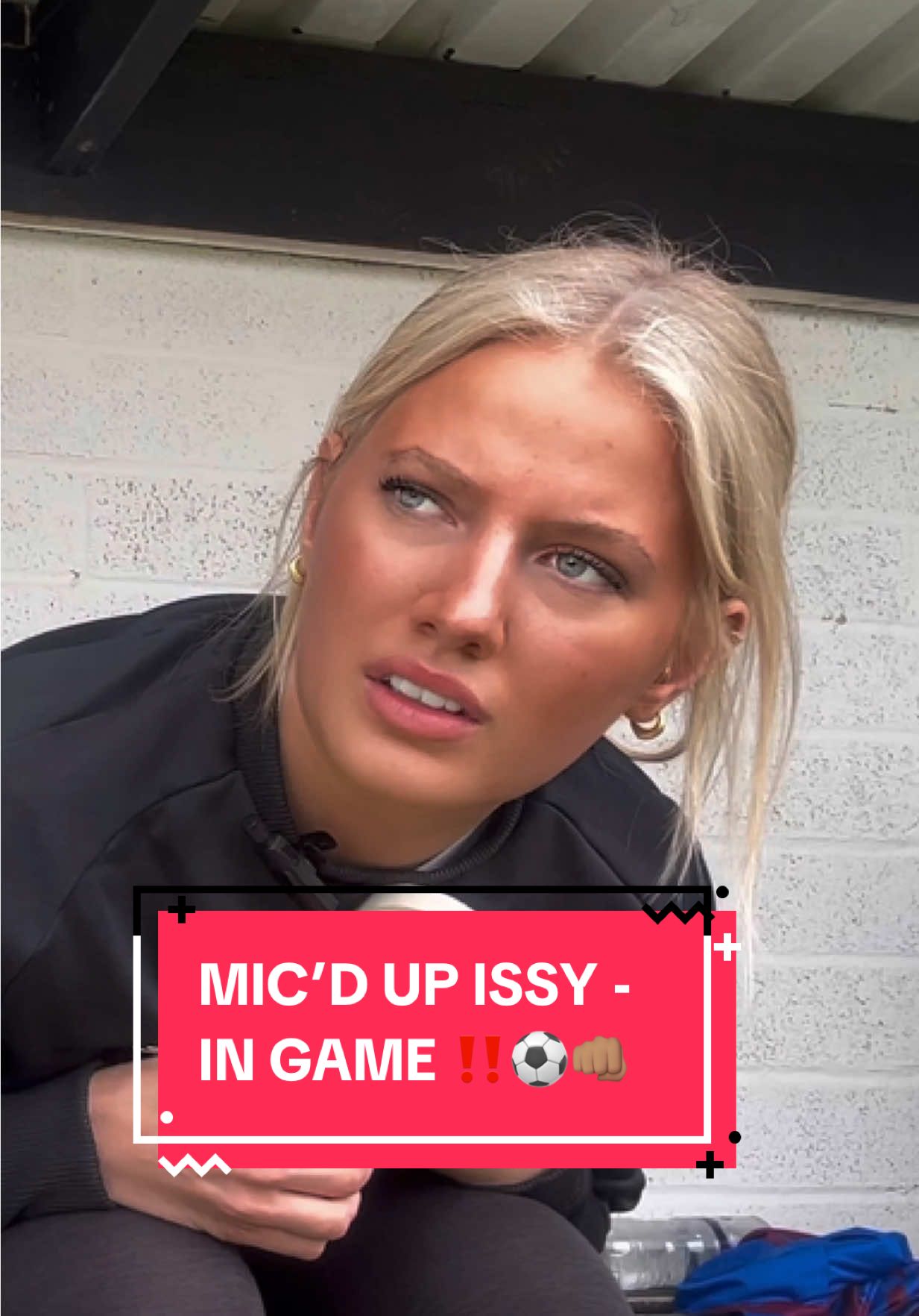MIC’D UP ISSY - IN GAME / TREATMENT & REACTIONS‼️⚽️ #issy #issyanderson #micdup #football #Soccer #injury 