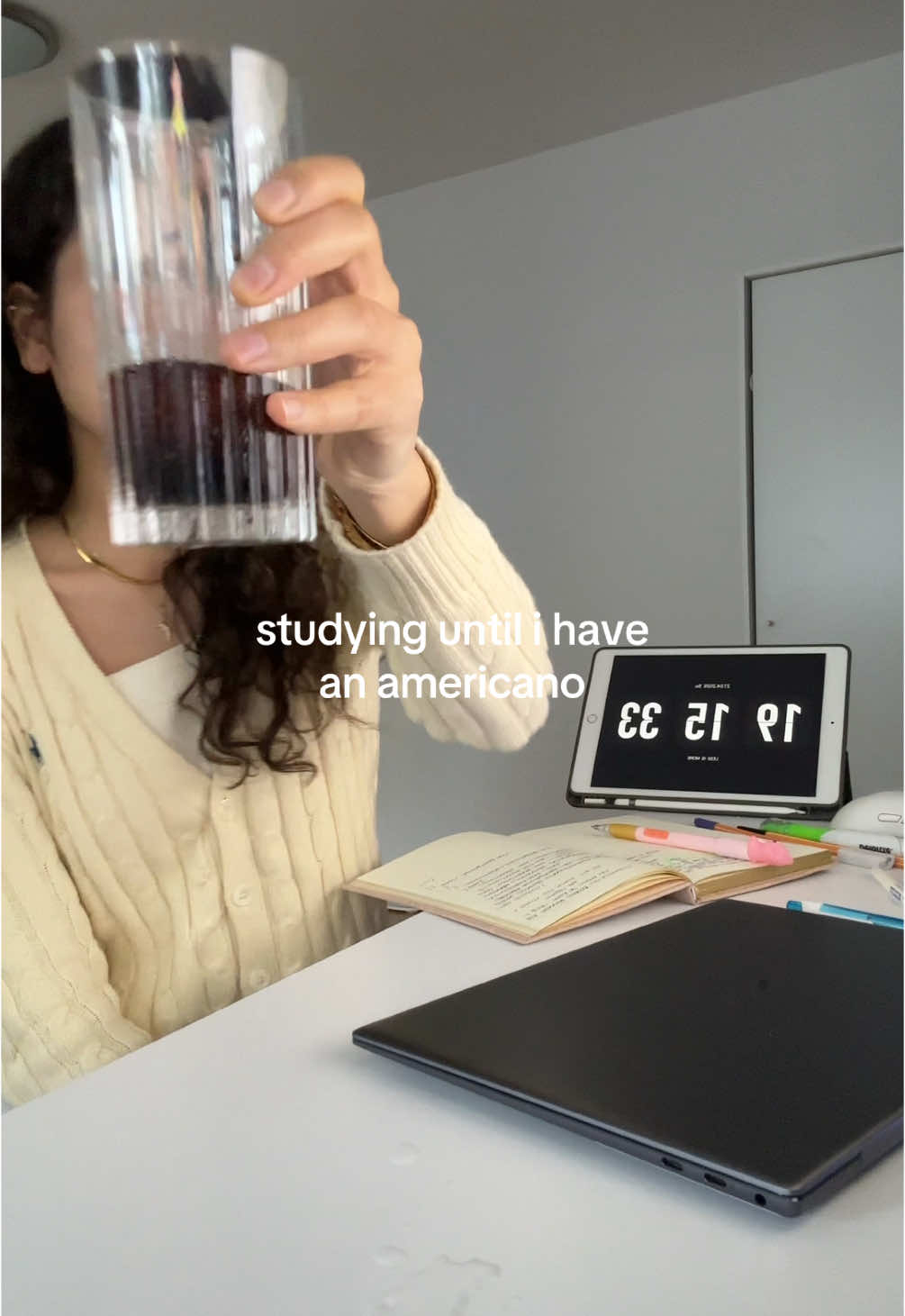 studying until i have an americano in this episode #studytok #studywithme #academicweapon #fyp