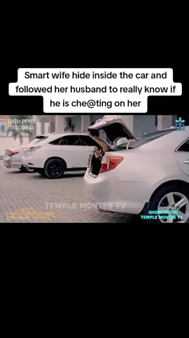 Smart wife hide inside the car and followed her husband to really know if he is che@ting on her#sexandoath #viral #nollywoodmovies 