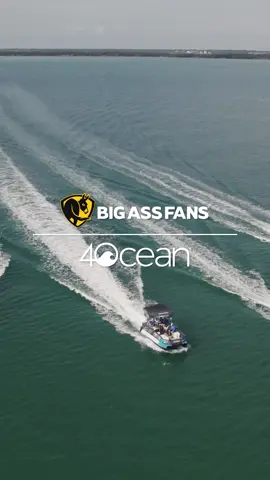 The coolest way to offset ocean plastic @bigassfans 💨 #bigassfans #oceanplastic #plasticpollution #cleanocean