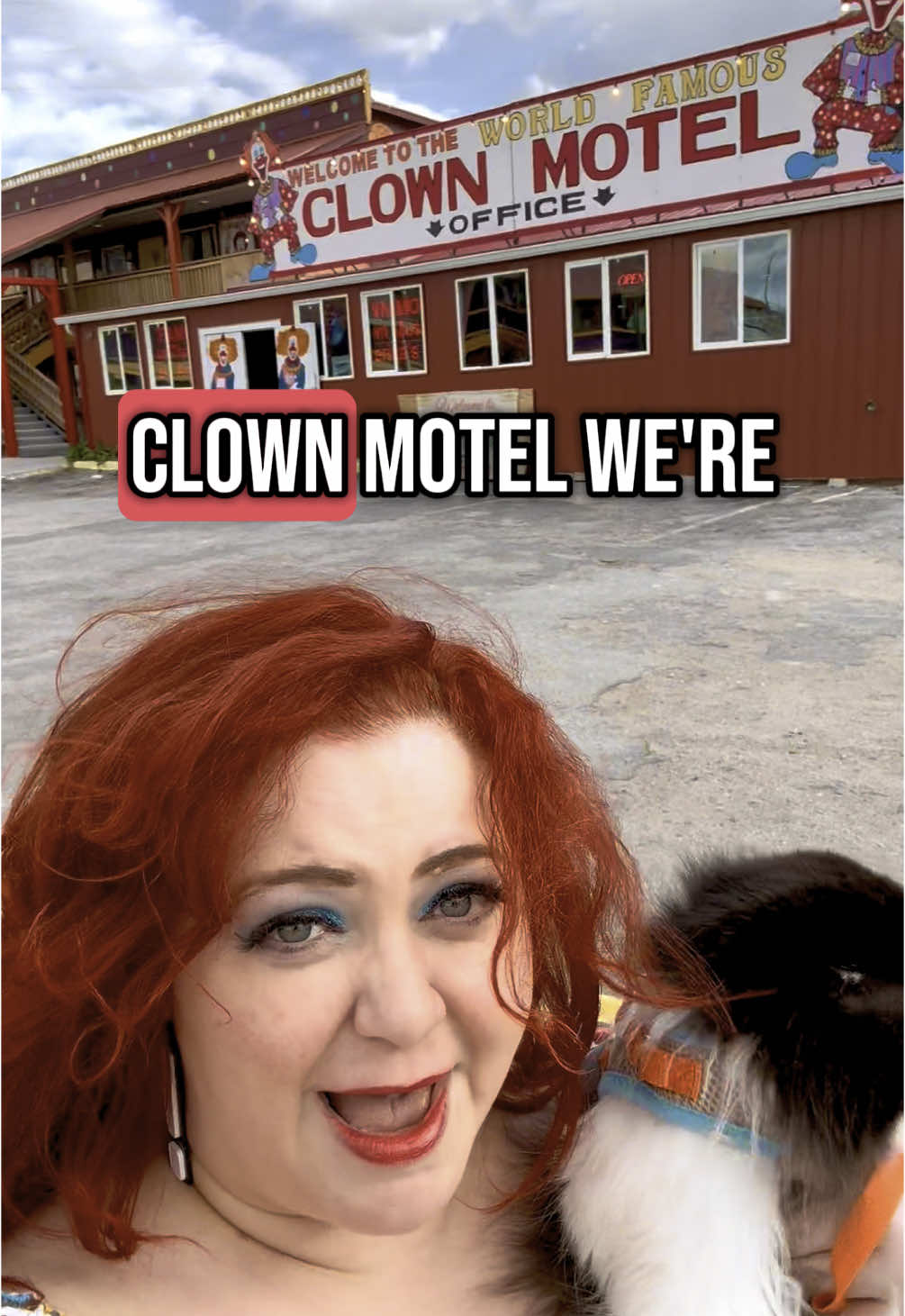 Definitely haunted. #clownmotel #tonopah 