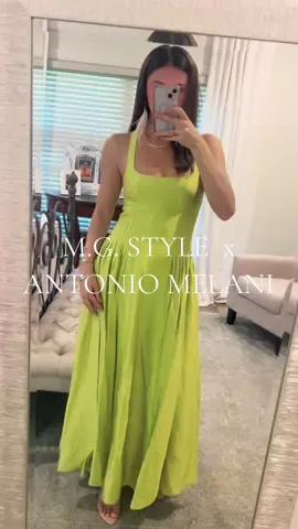 The cutest collection! Live online at @Dillard’s today💚 went home with the blue MG ombré halter neck dress and the Jen A-line. Already got to wear the lime one to a wedding this past weekend! Links are in my ShopMy!  #dillards #weddingguest #weddingguestdress #spring #style #fashion #dresses #antoniomelani #mgstyle 