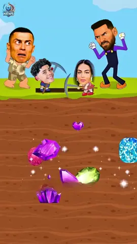 _Ronaldo _ Messi_s CRAZIEST Treasure Hunt_ ⚽💎 #ronaldoson #cartoon #ronaldo #squidegame #cartoonnetwork #scoreplayer #entertainment #ronaldovsmessi 