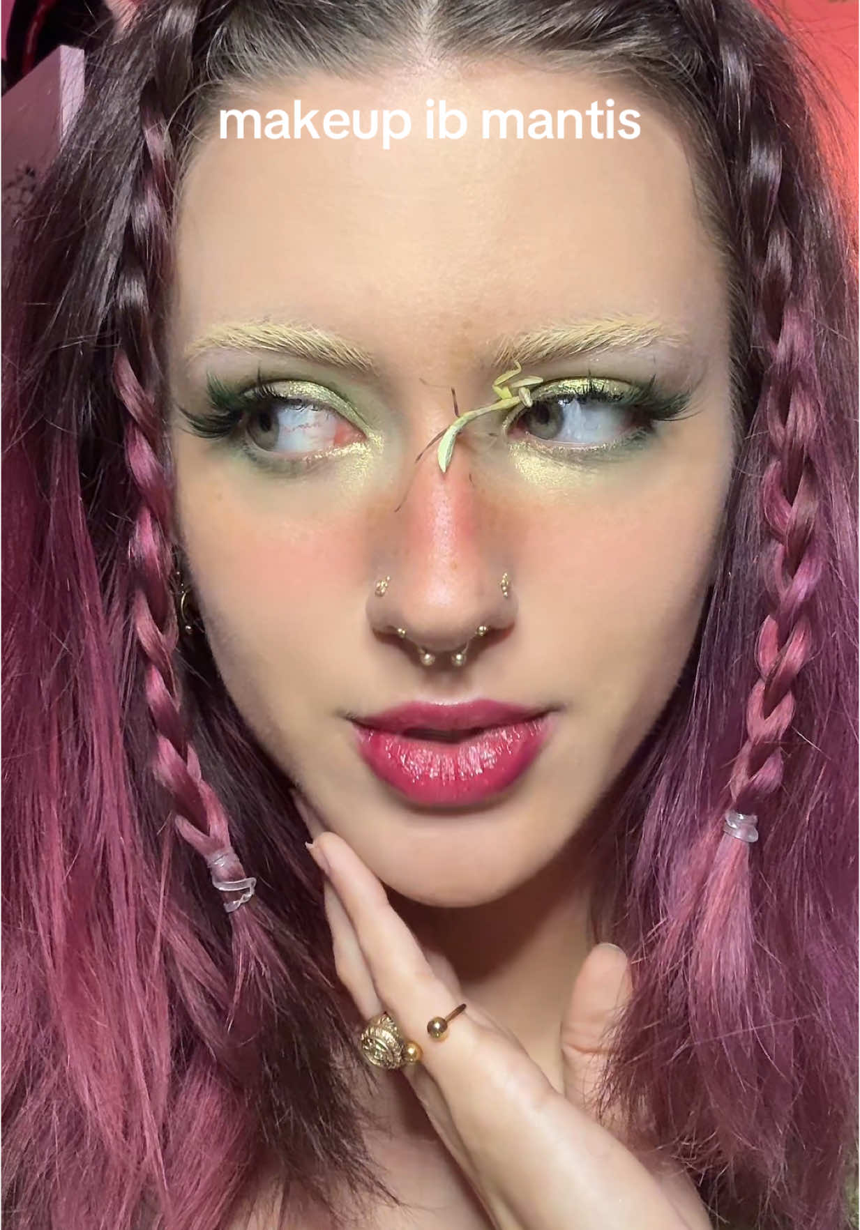 mantis makeup everyday B) makeup details on IG