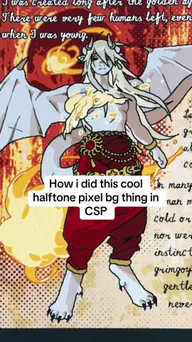 Little CSP tutorial for my halftone and pixel art enjoyers #clipstudiopaint 