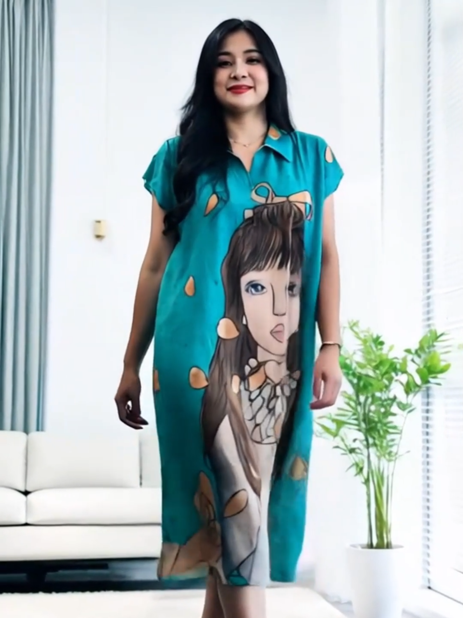 Daster Shofia Paket 2 Pcs Busui Rayon Motif Karakter. #daster #dastermurah #dasterkekinian #dasterviral #dasterbusui #dasterbumil #dastermotif