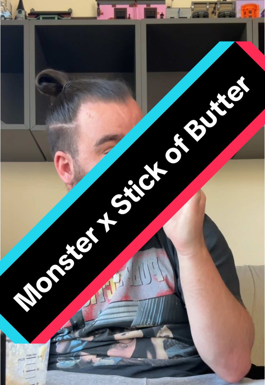 Replying to @George Himes No I’m not putting it on toast. #monsterenergy #energydrink #food #butter #challenge #funny #reaction #tastetest 