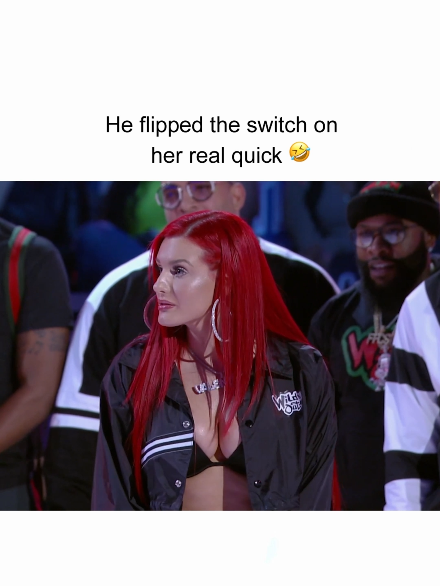 That got heated fast 🤣 #WildNOut #gotdamned #Justinavalentine #claytonenglish#roast #roasted #funny #laughing #laugh #jokes #lol