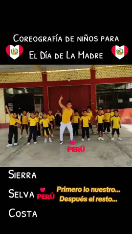 Coreografía para tus niños Viva el Perú ❣️💯🇵🇪 #coreografia #niños #niñosbailandotiktok #bailedeniños #danza #danzas #peruanos #peru🇵🇪 #danzas 