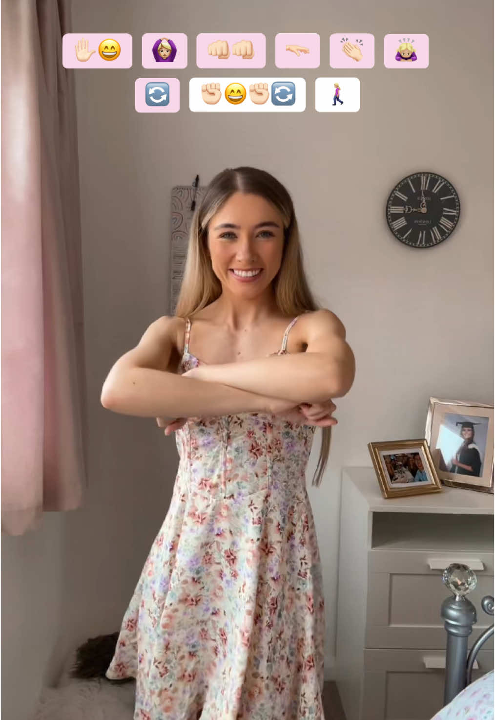 New easy April 2025 dance tutorial💛🩷 #fyp #fyppp #foryo #foryoupage❤️❤️ #dancer #dancetok #dancechallenge #dancetutorial #trendingvideo #viralvideos #2025 #2025tiktok #preppyaesthetic 