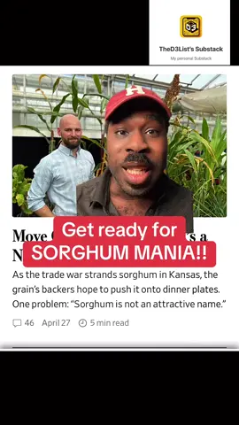 #greenscreen #sorghum #quinoa #healthfood #tradewar #farmers #kansas #d3list I’m still speaking out, even though I have been DEM🪙NETIZED by TikTok. Please support here: Thed3list.substack.com © Justin Moore 2025 All rights reserved. All materials, content, and intellectual property, including but not limited to text, images, graphics, logos, audio, video, and software, made available on Tiktok, Patreon, website, publications, or other platforms, are protected by copyright laws and owned by Justin Moore unless otherwise stated.  You may not download and reupload the audio and/or video on tiktok or any other platform. Any use of this intellectual property for text and data mining or computational analysis including as training material for artificial intelligence systems is strictly prohibited without express written consent from Justin Moore. D3 list. The truth will set you free