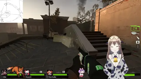🐮 las locuras de una vaca 🤣🐄#vtuberclips #vtuber #left4dead2 
