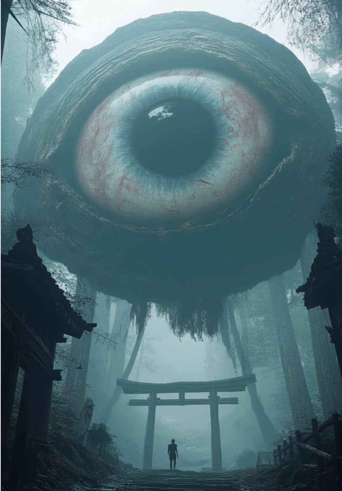 視線 あなたは何を感じますか。 そう、あなたの後ろにいます。 ここから出れるわけないのです。 #fyp #creepy #horror #ホラー #viral #horrorgame 