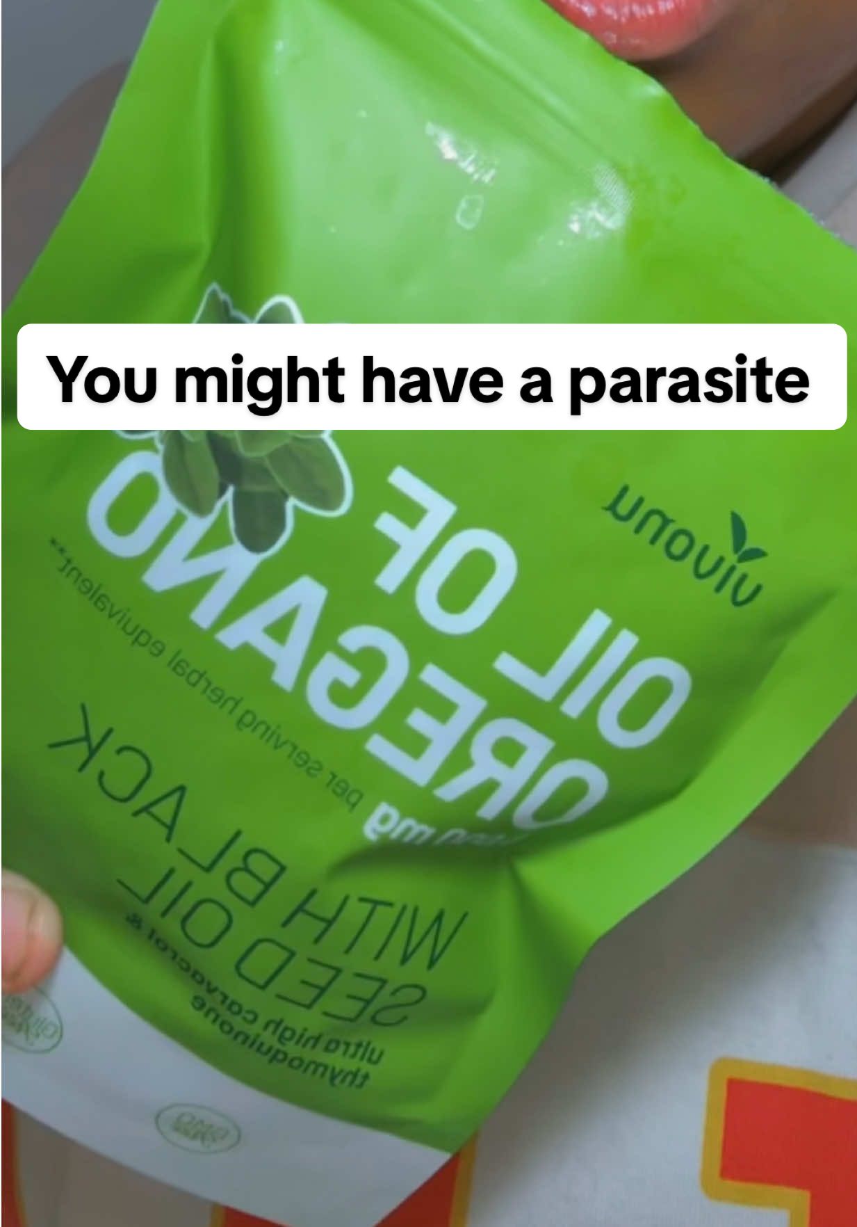 You might have a parasite and need to grab some of these to clear it up. Oil of oregano works wonders and this is just one of them. #oiloforegano #parasite #bloating #health #itchyscalp #feminineodor #whitetongue #tiktokshop #supplements 