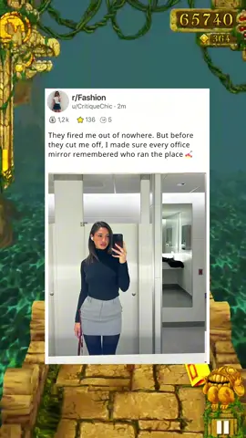 They said ‘restructuring,’ I heard ‘revenge runway’ 💼⚡ Download 'Alle' on iOS and Android to get your revenge dress. #PersonalStylist #OutfitIdeas #FashionHacks #OOTD #FashionTok 