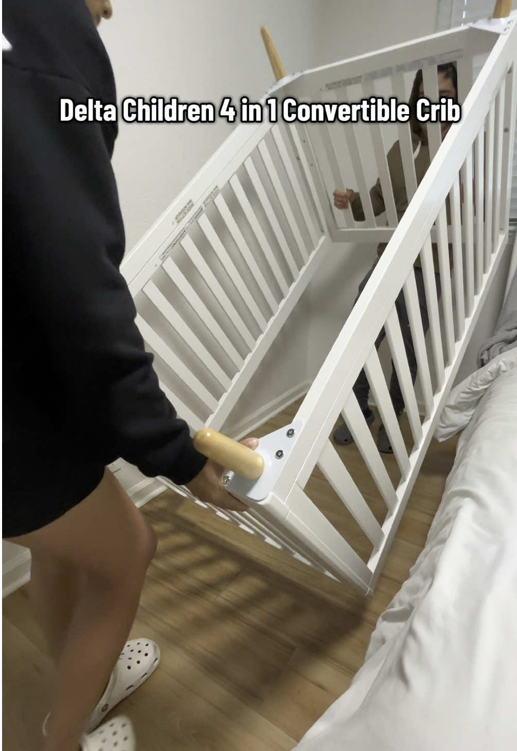 Delta Children 4 in 1 Convertible Crib Paired with Newton Mattress 🤍 @@Delta Children@@Newton Baby ##newtonbaby##newton##newtonmattress##deltachildren##deltachildren4in1##essex##deltachildrenessexcrib##crib##babycrib