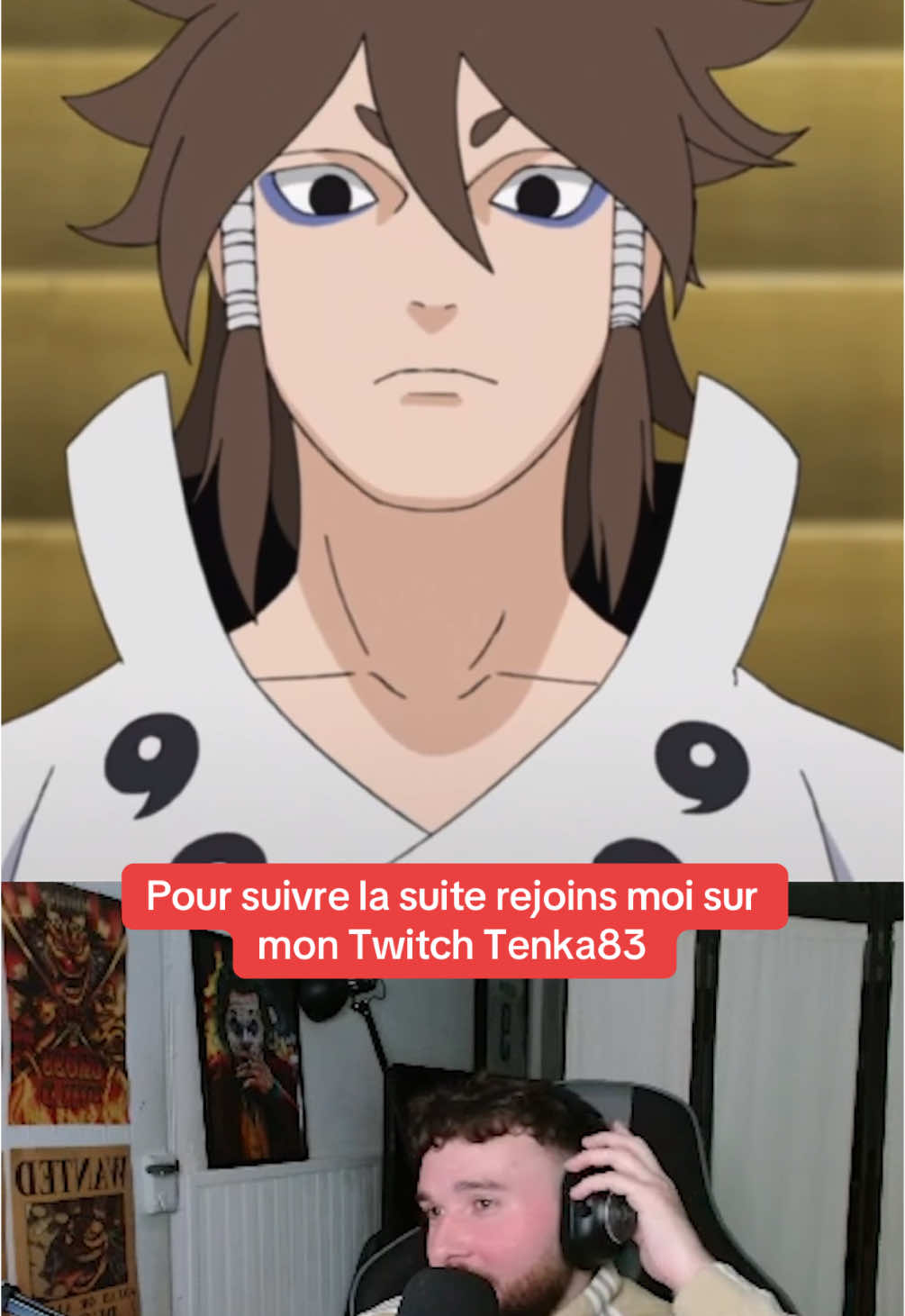 Rejoins moi sur Twitch tous les soirs à 20h lien en bio #naruto #narutoshippuden #react #reactanime #anime #twitch 