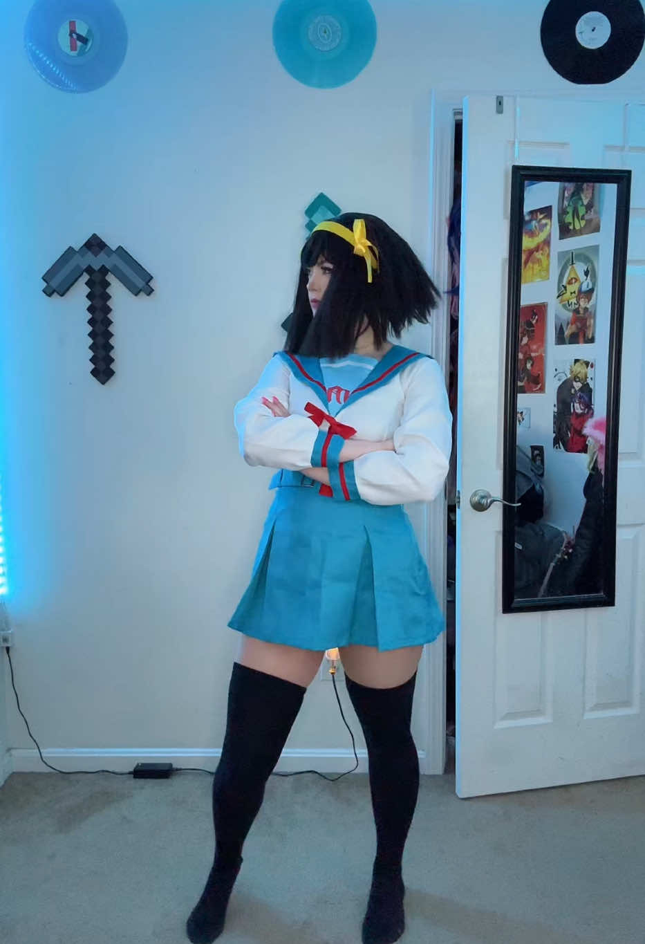 what yall know about haruhi suzumiya. #haruhisuzumiya #haruhisuzumiyacosplay #anime #animecosplay #cosplaydance #fyp 