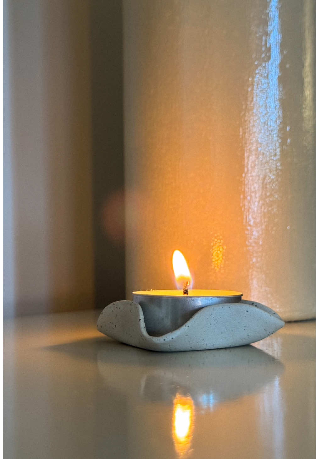 mini porta velas 🕯️  #clayart #artesanato #ceramicart #ceramicafria #DIY #hobbies 