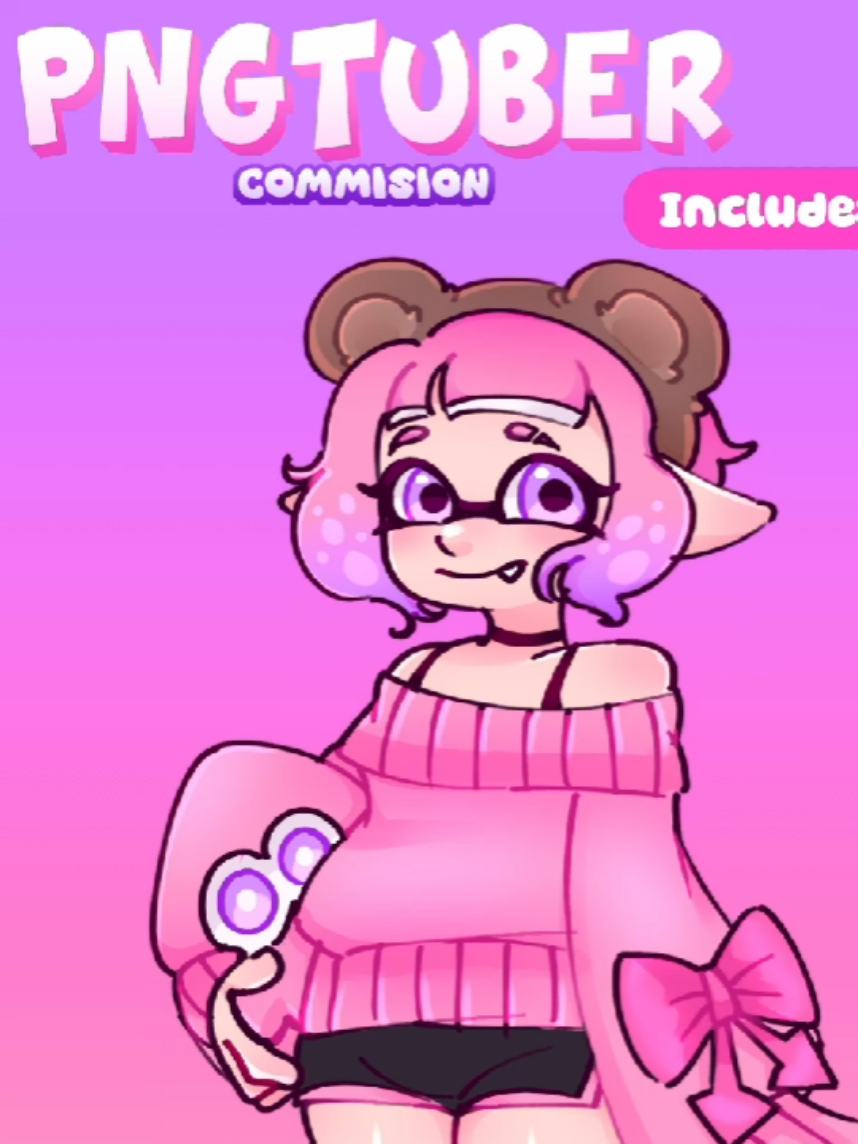 PNGtuber commision is open!✨#VgenComm - Cartoon Style. - Use it in veadotube mini, Reactive Images or any program you like. - Simple, Cute and accessible. - Link in comments!💕 #VgenComm #vgen #vgencommision #pngtuber #pngtubercommision #pngtubers #vtuber #commisionsopen #commisions #veadotubemini #reactive #reactivediscord #reactiveimages 