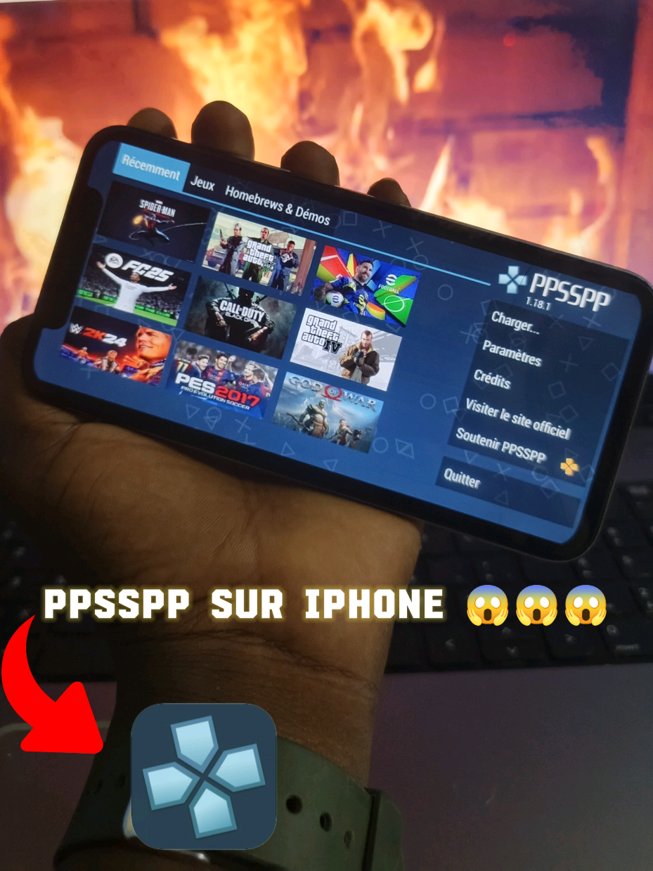 Tu veux jouer à tes jeux PSP préférés sur ton iPhone ? Dans cette vidéo, je te montre étape par étape comment installer PPSSPP sur iPhone facilement et gratuitement ! Pas besoin de jailbreak, pas besoin de galérer : suis juste le tuto et profite de tes jeux rétro directement sur ton téléphone. Dans cette vidéo, tu vas apprendre : Comment télécharger PPSSPP sur l'App Store Comment installer et configurer l’émulateur Comment ajouter tes jeux PSP Astuces pour une meilleure expérience de jeu N’oublie pas de liker, commenter et t’abonner si tu veux plus de tutos comme celui-ci ! #PPSSPP #iPhone #Tuto #JeuxMobile #ÉmulateurPSP @MOMO OFFICIEL @user70382569472 