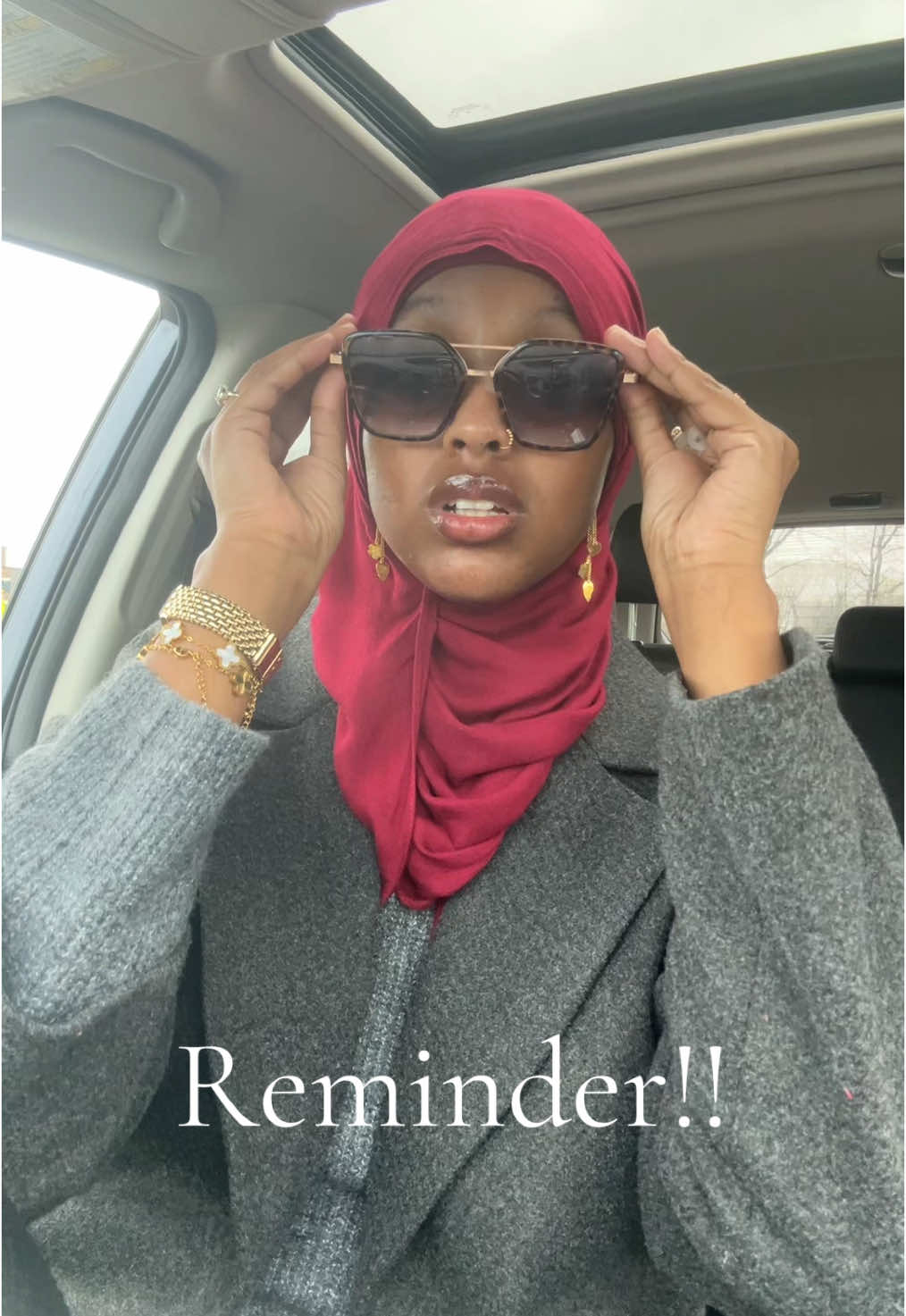 Go outside except for today stay at home and be safe 😭😩🫶🏾