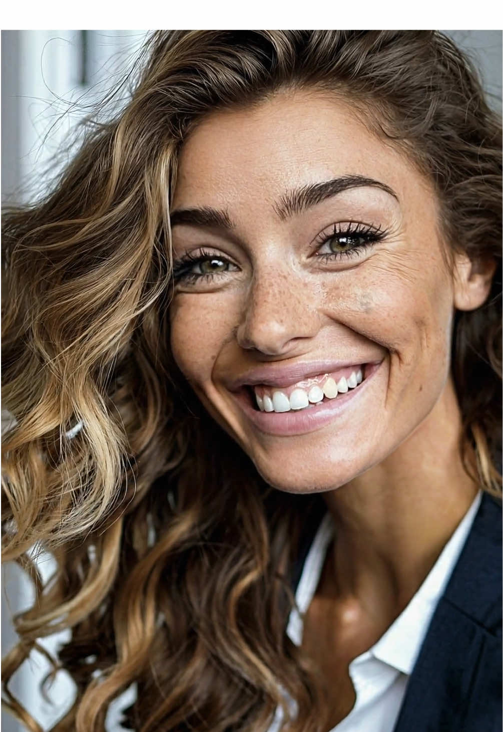 ✨ Her smile, gentle yet playful, makes your heart skip a beat. Ever had a smile stay in your memory all day long 💖 More of my life on Instagram. maileen_freja (link in bio) #fyp #explore #viral #happiness #trending #shorts #goodvibes #ai #perfectsmile