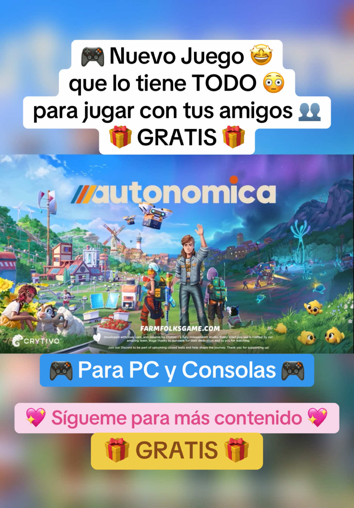 🎮 Nuevo Juego 🤩 que tiene absolutamente TODO 😳 para jugar con tus amigos 👥 próximamente en PC y Consolas 🎮 #fyp #parati #gratis #juegosgratis #pivigames #veroxpivigames #pc #juegospc #steam #accesoanticipado #playstation #xbox #playstation5 