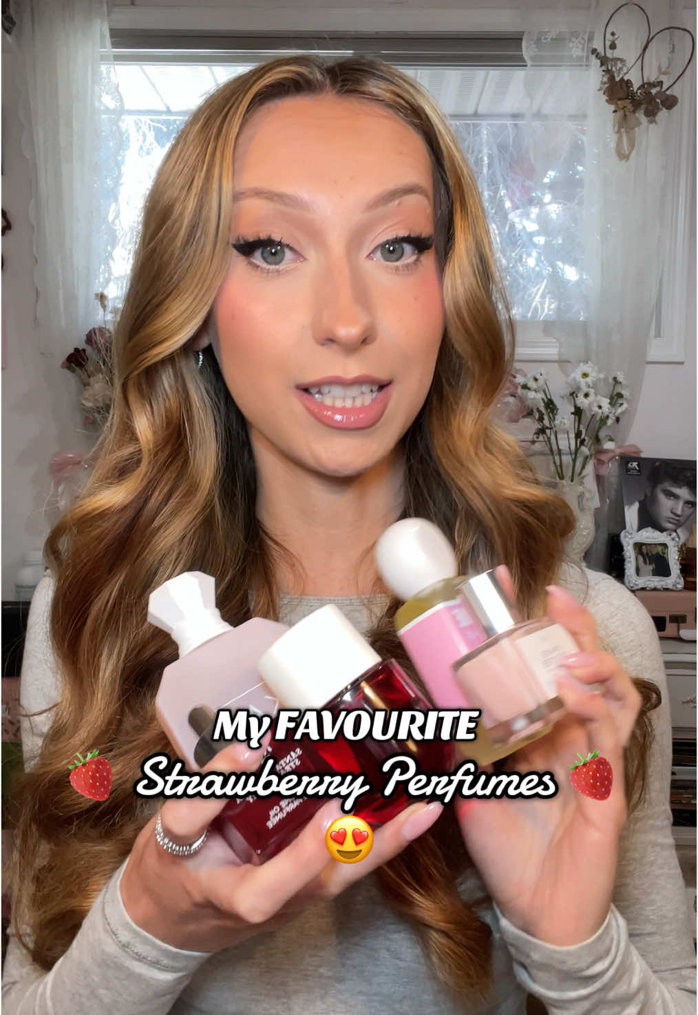 Let’s talk about my favourite strawberry perfumes 😍🍓 Would you believe me if I told you that I used to be a strawberry hater?! So the fact I love these speaks volumes 🤭  Brands mentioned: ✨ @Kayali  ✨ @NEST New York  ✨ @Phlur Fragrances  ✨ @Le Monde Gourmand  ✨ @Geminie  #perfume #perfumetiktok #perfumetok #perfumereview #review #honestreview #springperfume #strawberry #strawberryperfume #fragrance #fragrancetiktok #fragrancetok #viralperfume #gourmand #gourmandperfume #perfumecontentcreator #canadiancontentcreator #phlur #kayali #affordableperfume #nestnewyork #nestobsessed 