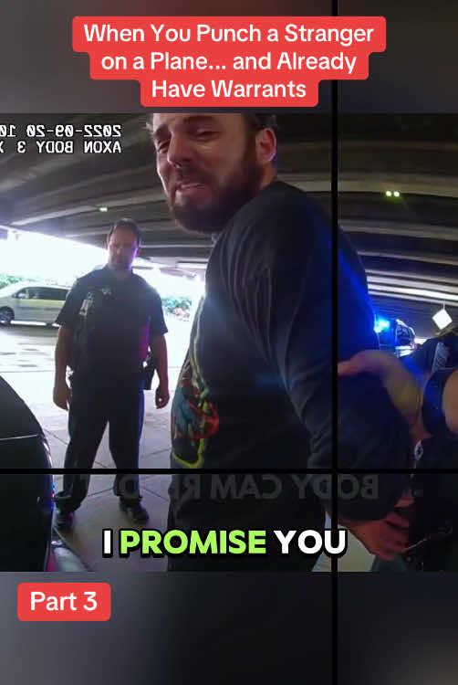 When You Punch a Stranger on a Plane... and Already Have Warrants #cops #police #policeofficer #bodycam #crime #truecrime #truestory #foryou 