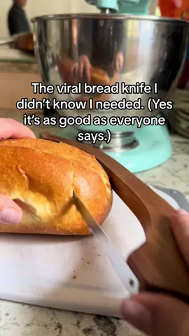 No I didn’t bake m this load but this knife reallt is good!  If you bake or love fresh bread, you’re gonna want this. #breadknife #KitchenEssentials #breadtok #ViralFinds #sourdoughlife #HomeBaker #kitchentools #breadlovers #bakinggear 