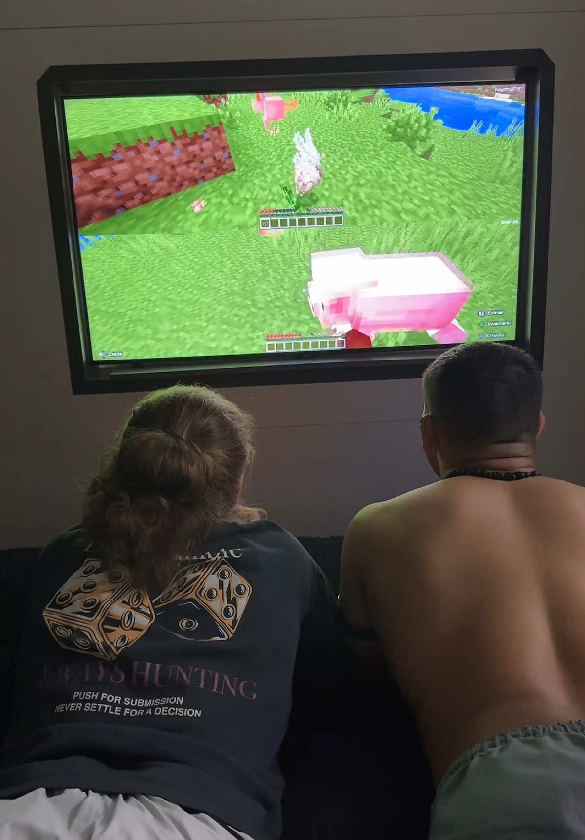 Easier to see 😂 #Minecraft #jokes #games #coupletok #skits #trends #gamers #wrestling #jiujitsu #humor #fypシ 