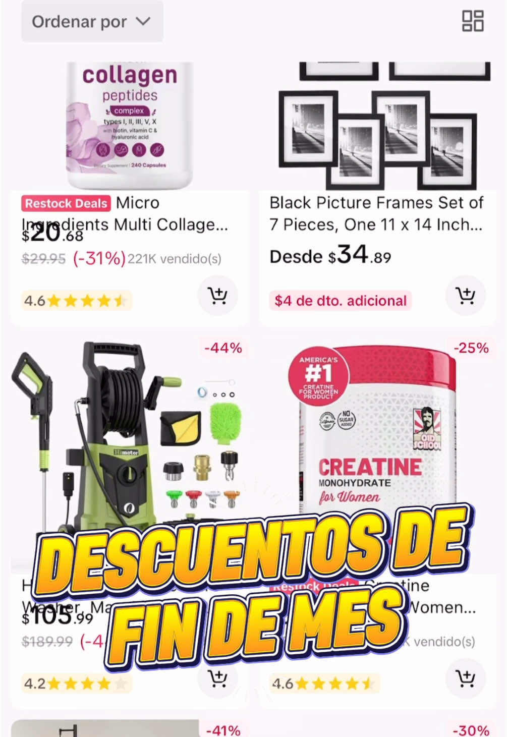 los descuentos de fin de mes de #tiktok están increíbles vayan aprovecharlos amigos 😱😱😱 #jennyclaros #TikTokShop #hondureñosenusa🇭🇳🇺🇸 