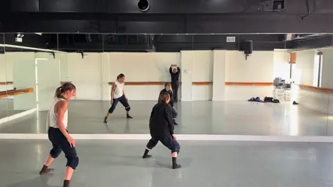 Travel for “work”  #dancer #choreography #travelforwork #movement #contemporarydance 